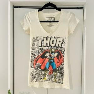Marvel.com THOR Faded Art Natural Tee